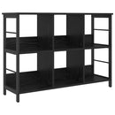 Bogreol Sort eg 102 x 32 x 72,5 cm Konstrueret træ