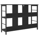 Bogreol Sort eg 102 x 32 x 72,5 cm Konstrueret træ
