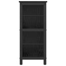 Bogreol Sort eg 102 x 32 x 72,5 cm Konstrueret træ