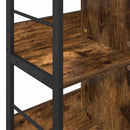 Bogreol Røget eg 102 x 32 x 72,5 cm Konstrueret træ