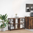Bogreol Røget eg 102 x 32 x 72,5 cm Konstrueret træ