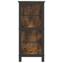 Bogreol Røget eg 102 x 32 x 72,5 cm Konstrueret træ