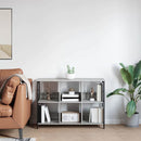 Bogreol Grå Sonoma 102 x 32 x 72,5 cm Konstrueret træ