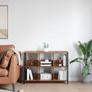 Bogreol Gammelt træ 102 x 32 x 72,5 cm Konstrueret træ