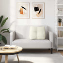Rygpude Creme 60 x 24 x 50 cm Fløjl