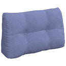 Rygpude Jeans blå 80 x 24 x 50 cm Stof