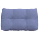 Rygpude Jeans blå 80 x 24 x 50 cm Stof