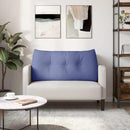 Rygpude Jeans blå 100 x 24 x 50 cm Stof