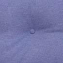 Rygpude Jeans blå 120 x 24 x 50 cm Stof