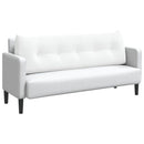 Rygpude Hvid 160 x 50 x 24 cm Stof