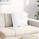 Rygpude Hvid 50 x 19 x 45 cm Stof