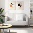 Rygpude Hvid 50 x 19 x 45 cm Stof