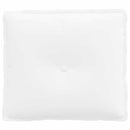 Rygpude Hvid 50 x 19 x 45 cm Stof