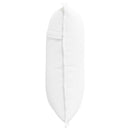 Rygpude Hvid 50 x 19 x 45 cm Stof