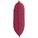 Rygpude Vinrød 50 x 45 cm Velourstof