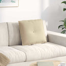Rygpude Creme 50 x 45 cm Mikrofiberstof