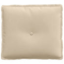 Rygpude Creme 50 x 45 cm Mikrofiberstof
