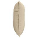 Rygpude Creme 50 x 45 cm Mikrofiberstof