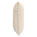 Rygpude Beige 50 x 45 cm Mikrofiberstof