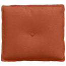 Rygpude Rød orange 50 x 45 cm Velourstof