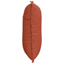 Rygpude Rød orange 50 x 45 cm Velourstof