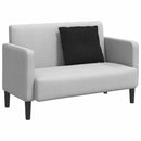 Rygpude Sort 60 x 19 x 50 cm Stof