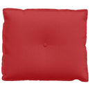 Rygpude Rød 60 x 19 x 50 cm Stof