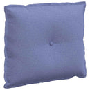 Rygpude Jeans blå 60 x 19 x 50 cm Stof