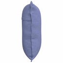 Rygpude Jeans blå 60 x 19 x 50 cm Stof