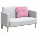 Rygpude Lyserød 60 x 19 x 50 cm Stof