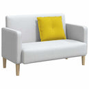 Rygpude Gul 60 x 50 cm Velourstof