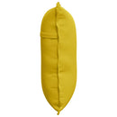 Rygpude Gul 60 x 50 cm Velourstof
