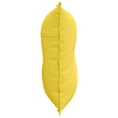 Rygpude Lys Gul 80 x 19 x 50 cm Stof