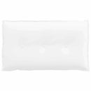 Rygpude Hvid 80 x 19 x 50 cm Stof