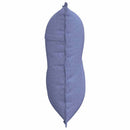 Rygpude Jeans blå 80 x 19 x 50 cm Stof