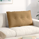Rygpude Brun 80 x 50 cm Velourstof