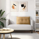 Rygpude Brun 80 x 50 cm Velourstof