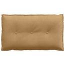 Rygpude Brun 80 x 50 cm Velourstof