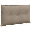 Rygpude Gråbrun 80 x 50 cm Mikrofiberstof