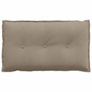 Rygpude Gråbrun 80 x 50 cm Mikrofiberstof