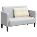 Rygpude Creme 80 x 50 cm Velourstof
