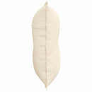 Rygpude Creme 80 x 50 cm Velourstof