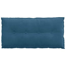 Rygpude Blå 100 x 50 cm Velourstof