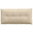 Rygpude Creme 100 x 50 cm Mikrofiberstof