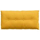 Rygpude Lys Gul 100 x 50 cm Velourstof