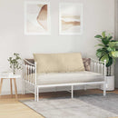 Rygpude Creme 120 x 19 x 50 cm Stof