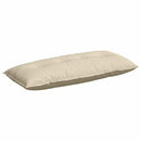 Rygpude Creme 120 x 19 x 50 cm Stof