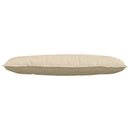 Rygpude Creme 120 x 19 x 50 cm Stof