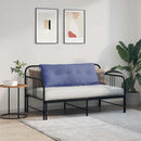 Rygpude Jeans blå 120 x 19 x 50 cm Stof