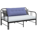 Rygpude Jeans blå 120 x 19 x 50 cm Stof